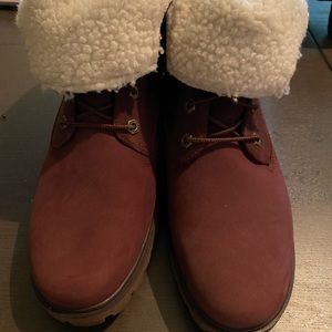 Timberland Women's Jayne Fleece Fold-Down Boots